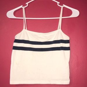 Brandy Melville Stripped Crop Top